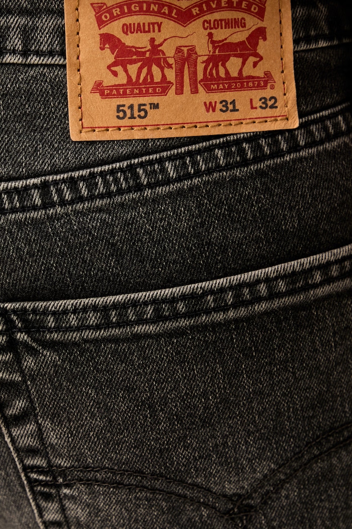 Levi's jeansy slim taper męskie 515 SLIM FIT STRAIGHT szary A7222