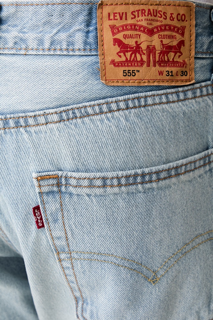 Levi's ίσια Ανδρικά 555 RELAXED STRAIGHT μπλε A7223