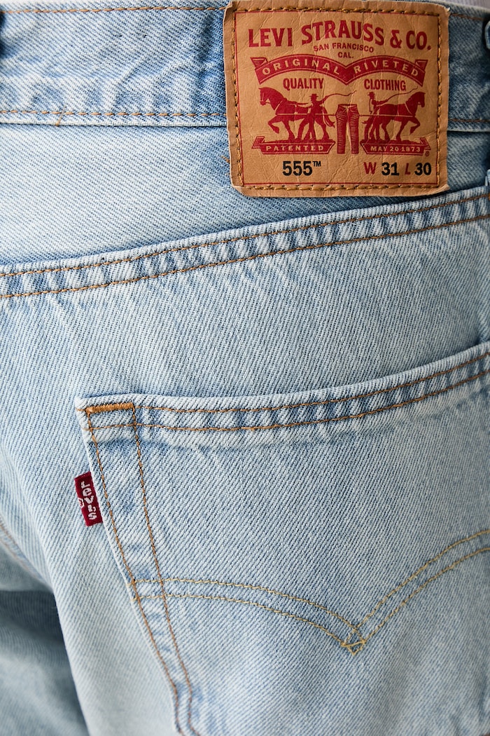 Levi's ίσια Ανδρικά 555 RELAXED STRAIGHT μπλε A7223
