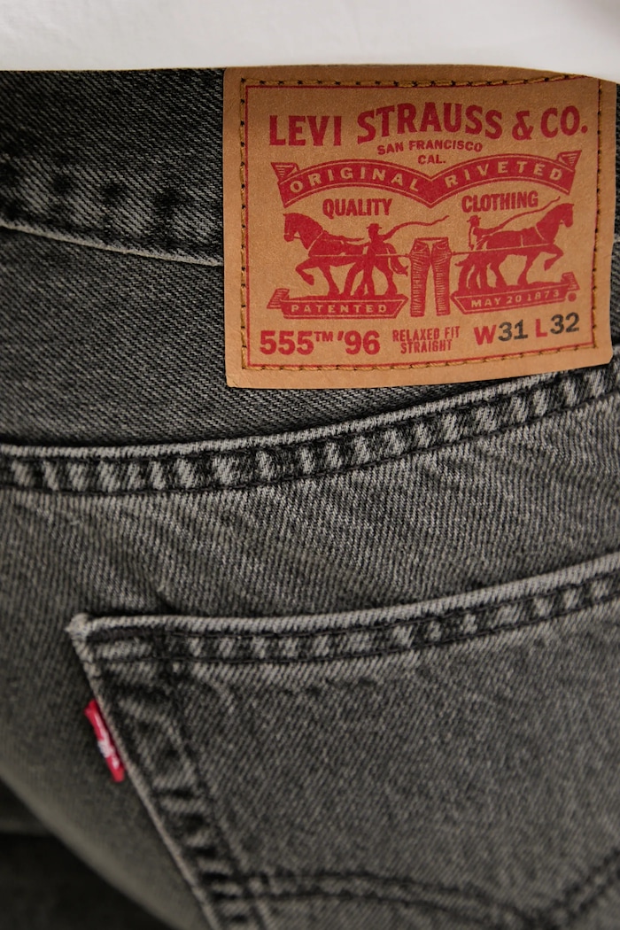 Levi's jeans 555 RELAXED STRAIGHT gri A7223