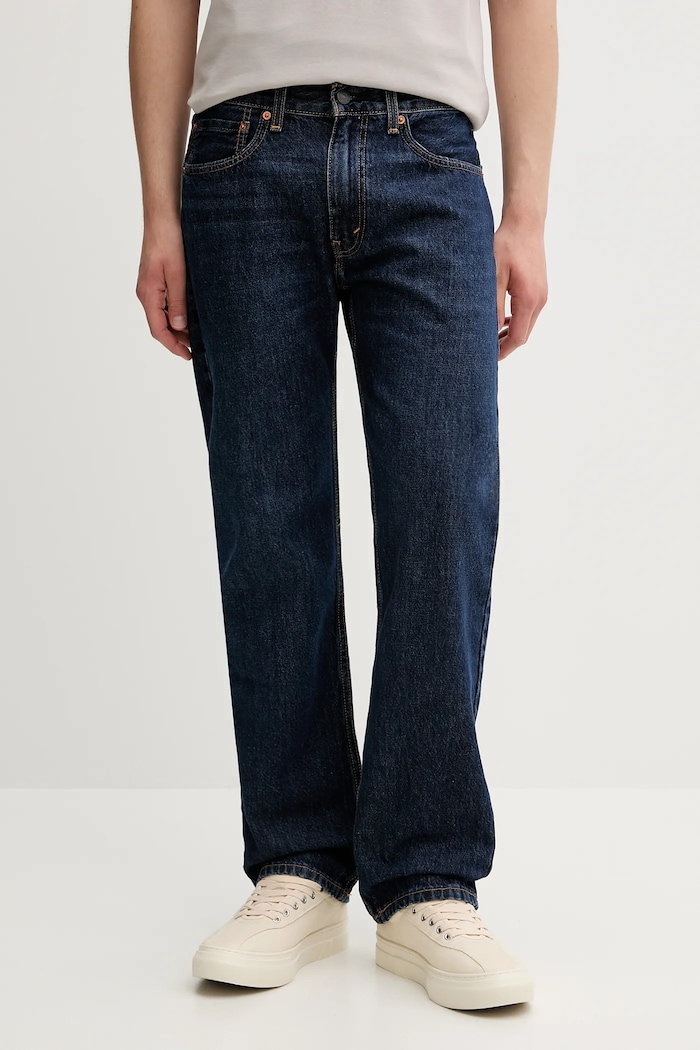 Levi's jeansy 555 RELAXED STRAIGHT granatowy A7223.0007