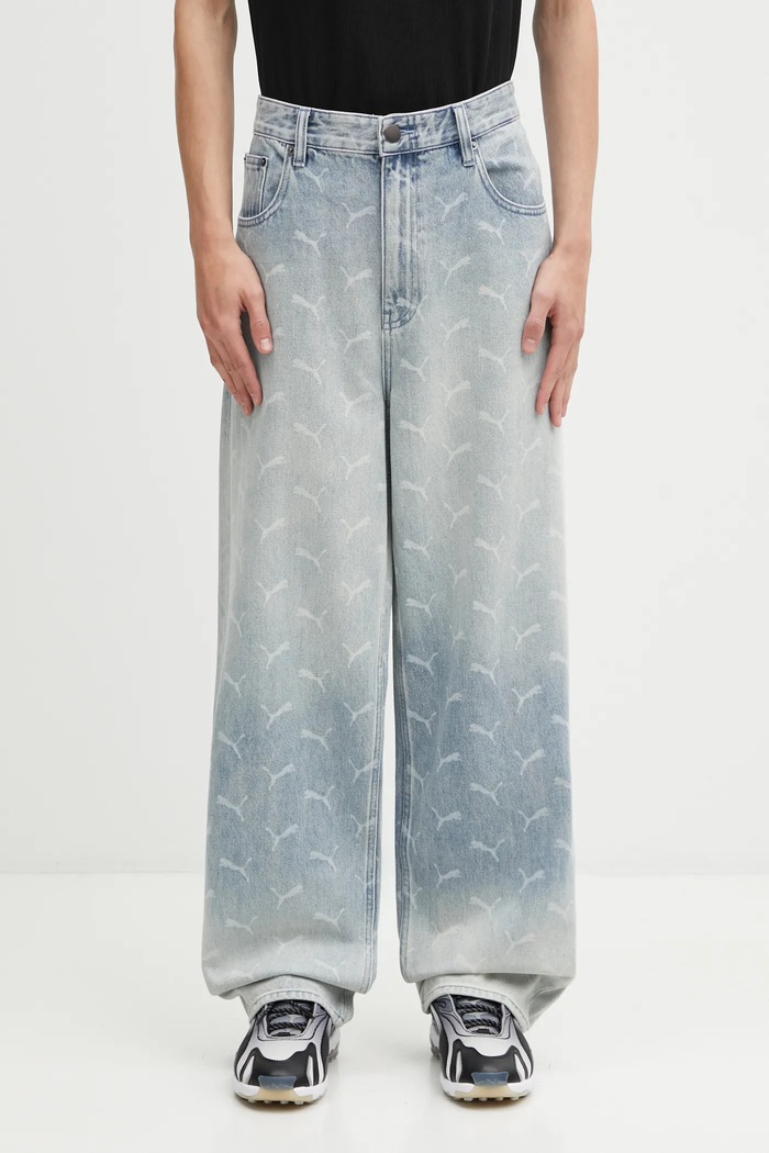 Puma jeans PUMA x A$AP ROCKY albastru 633428