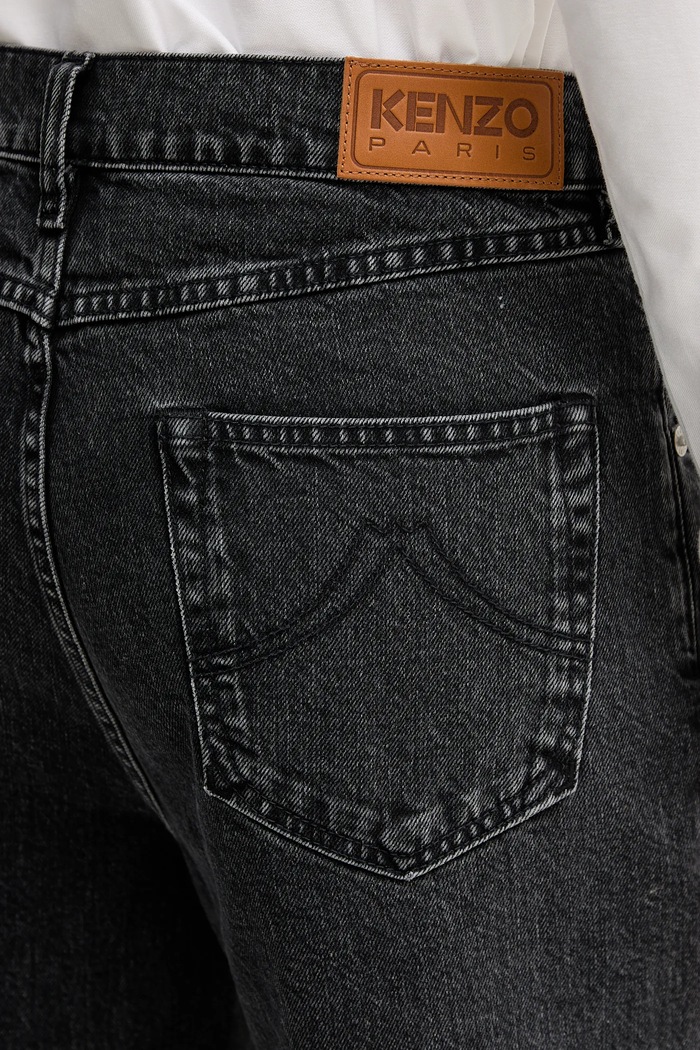 Дънки Kenzo черен FF65DP4306C4