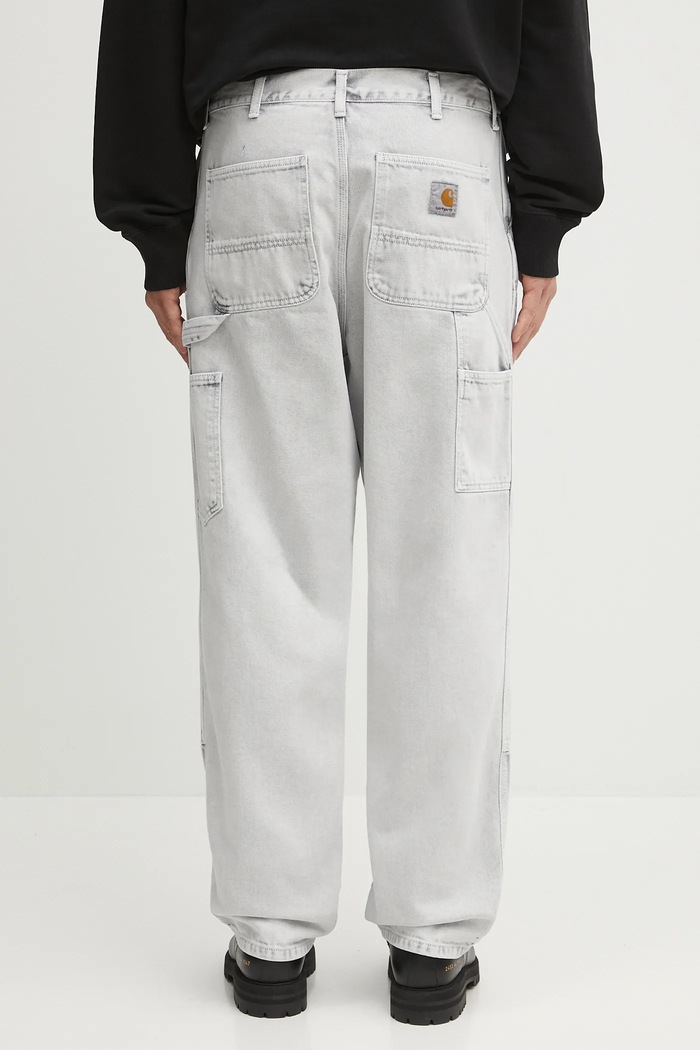 Ρούχα Τζιν παντελόνι Carhartt WIP Double Knee Pant I035825.895F γκρί