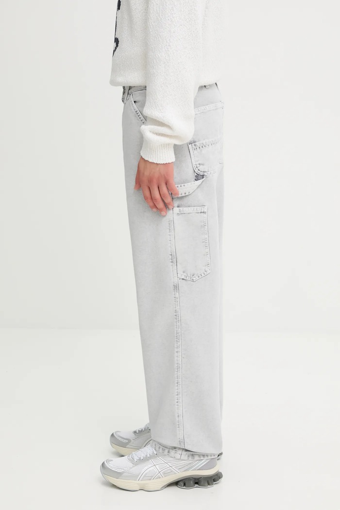 Džíny Carhartt WIP Single Knee I035559.895F šedá AW25