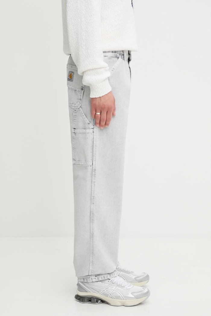 Džíny Carhartt WIP Single Knee šedá I035559.895F