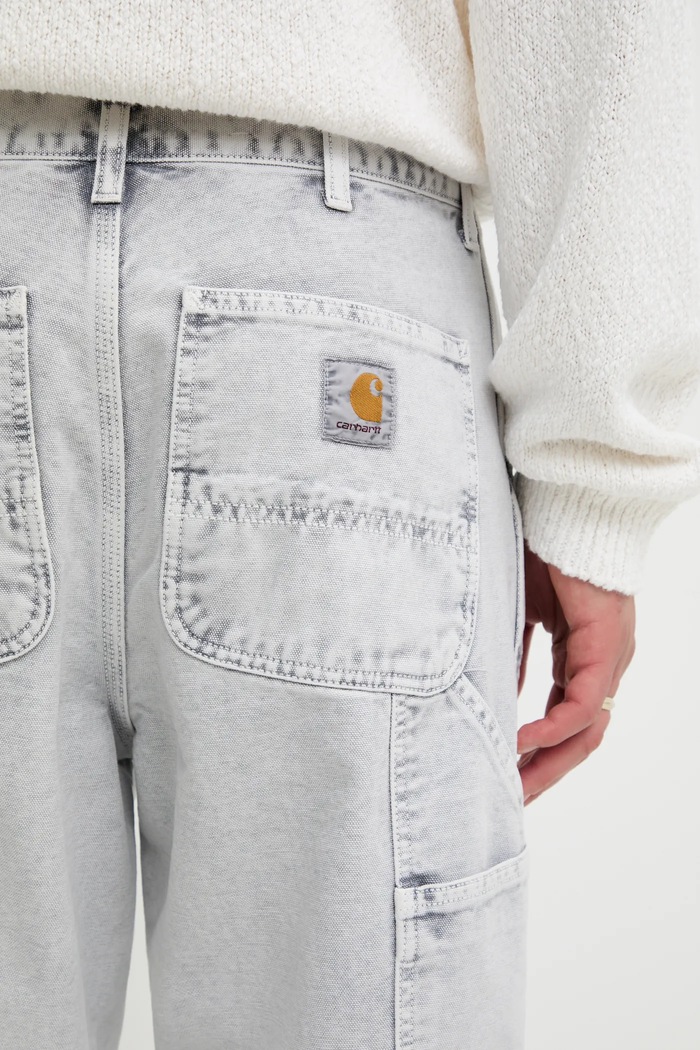 Džíny Carhartt WIP Single Knee I035559.895F šedá