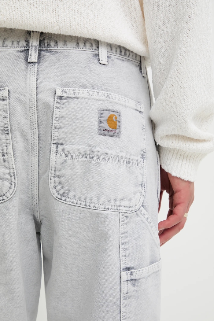 Džíny Carhartt WIP Single Knee I035559.895F šedá