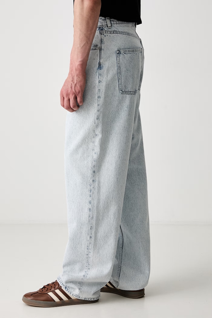Drôle de Monsieur Le Jean DElavE дънки relaxed fit мъжки PERM.BP199.CO123 син SS26