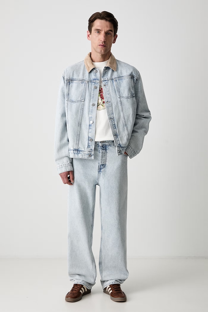 Drôle de Monsieur Le Jean DElavE relaxed fit traperice za muškarce PERM.BP199.CO123 plava