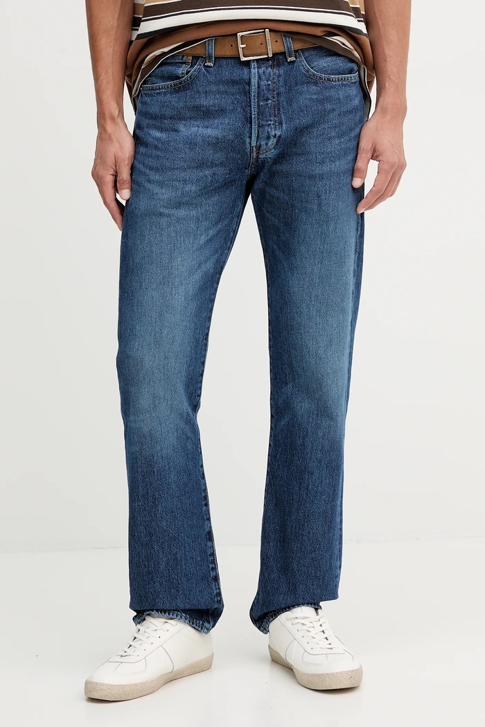 Bavlněné džíny Levi's 501® LEVIS®ORIGINAL FIT modrá 00501.3737