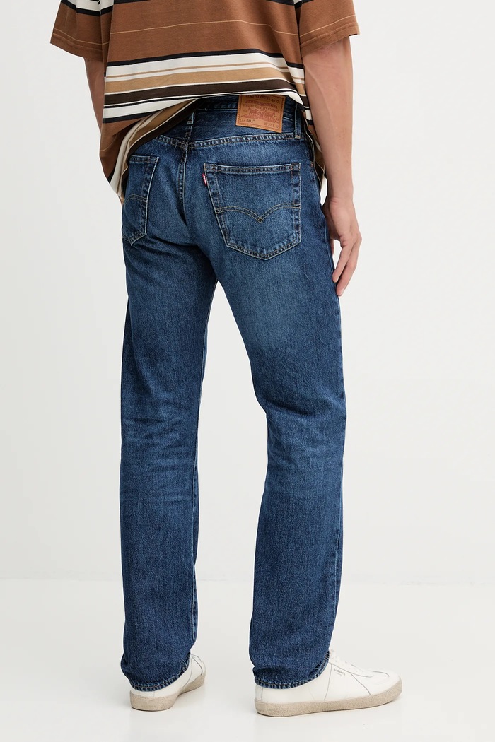 Oblečení Bavlněné džíny Levi's 501® LEVIS®ORIGINAL FIT 00501.3737 modrá