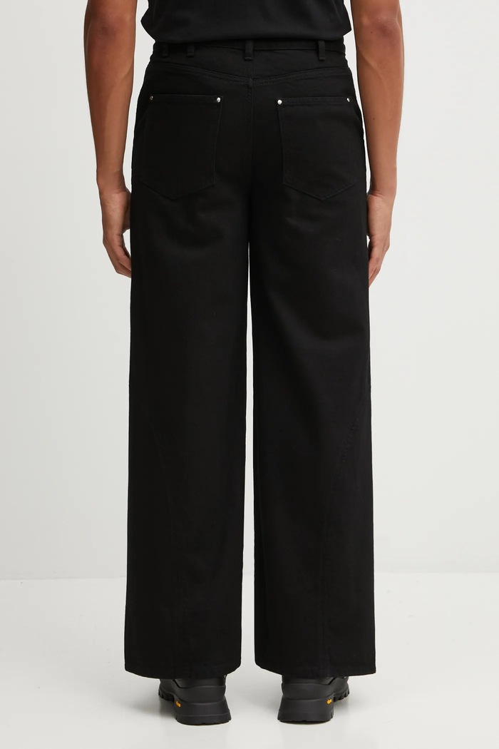 Ρούχα Τζιν παντελόνι Heliot Emil AW25.M.10.189.BLK01.CO μαύρο