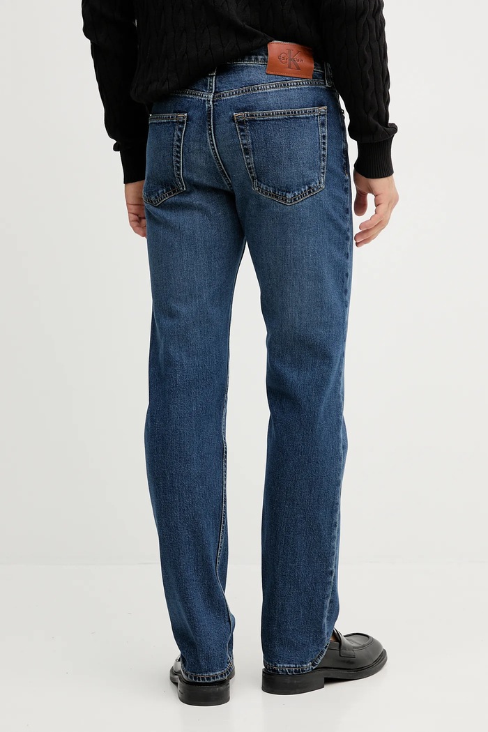 Oblačila Kavbojke Calvin Klein Jeans LV04LB782G mornarsko modra