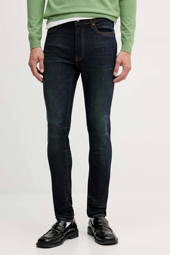 Calvin Klein Jeans jeansy granatowy LV04RD718G