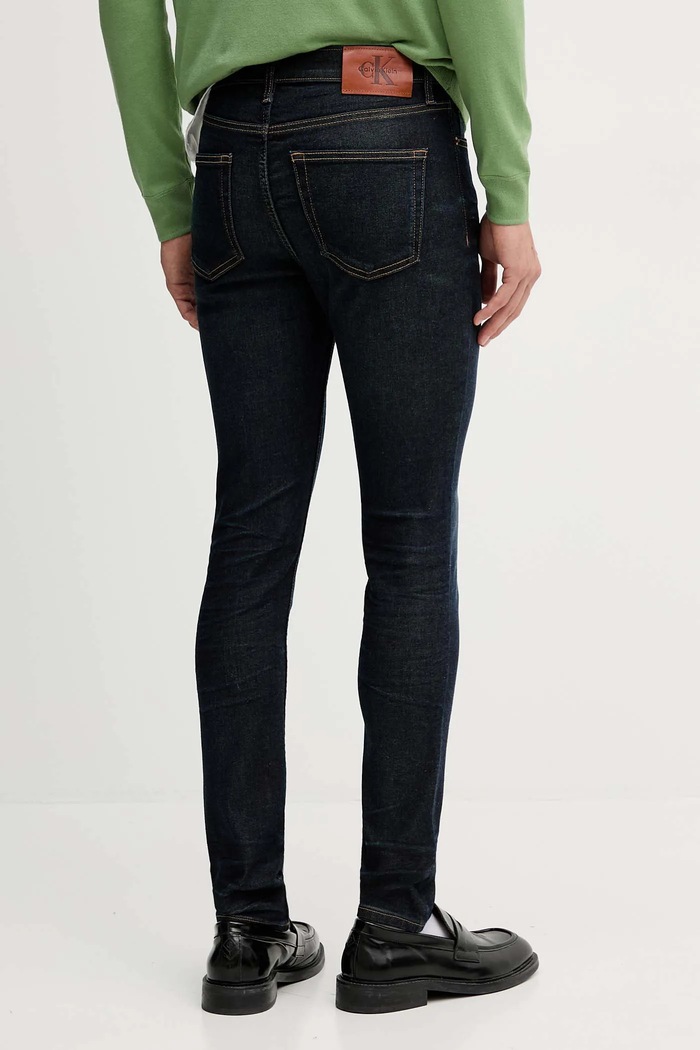 Odzież Calvin Klein Jeans jeansy LV04RD718G granatowy