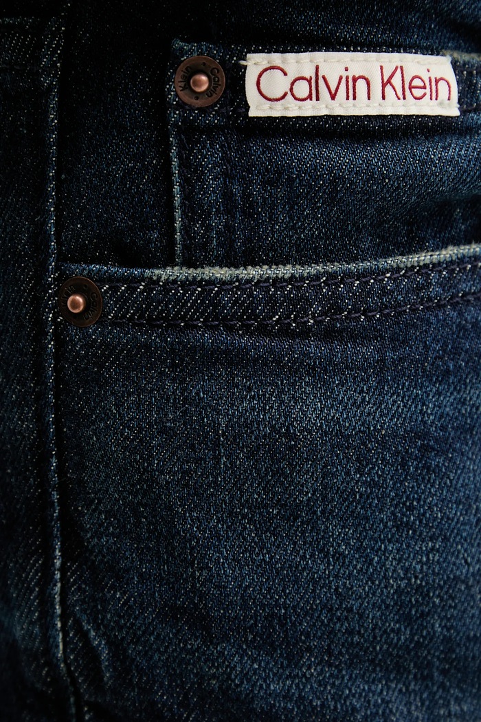 Rifle Calvin Klein Jeans tmavomodrá LV04RD704G