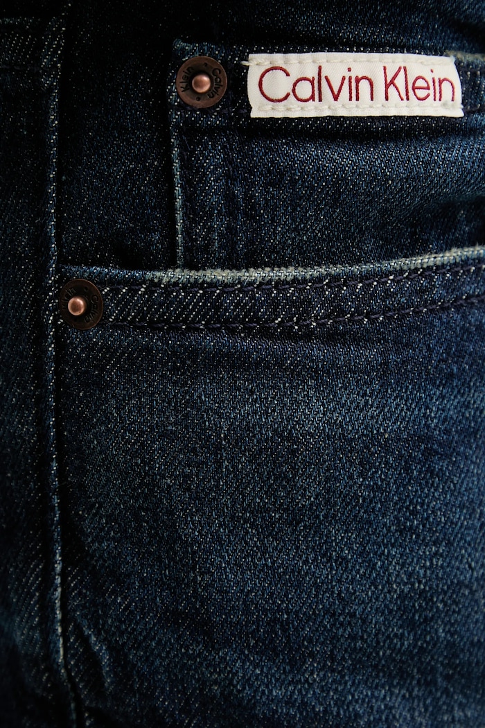 Rifle Calvin Klein Jeans tmavomodrá LV04RD704G
