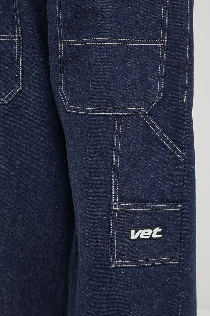 VETEMENTS jeans Hip-Hop navy UH76DP250N