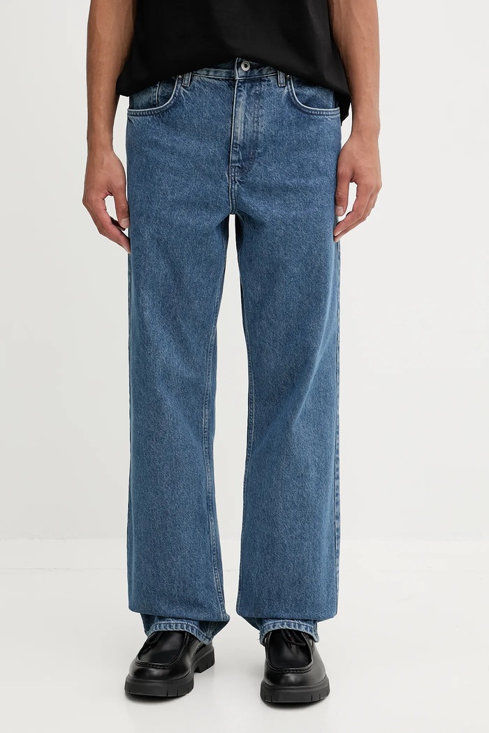 Rifle Karl Lagerfeld Jeans modrá A4M10064
