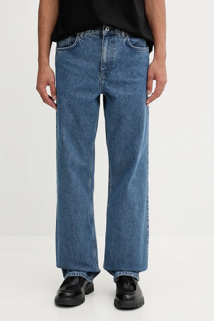 Rifle Karl Lagerfeld Jeans modrá A4M10064