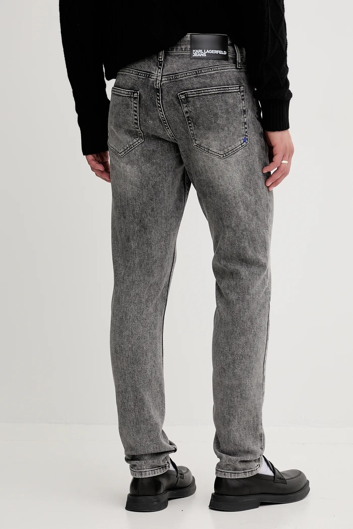 Odzież Karl Lagerfeld Jeans jeansy A4M10061 szary