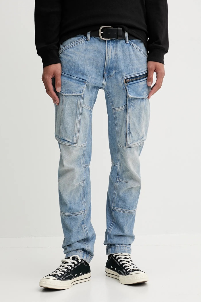 Rifle G-Star Rovic zip 3d regular tapered denim modrá D23077.D499