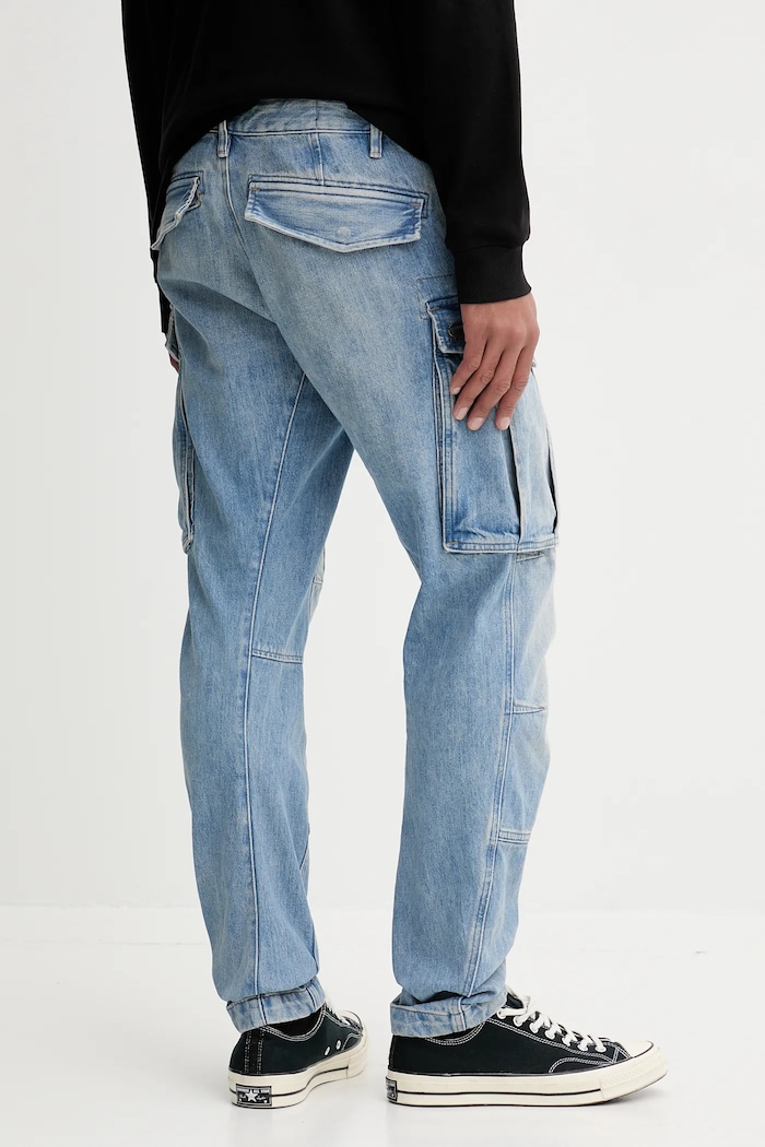 Oblečenie Rifle G-Star Rovic zip 3d regular tapered denim D23077.D499 modrá