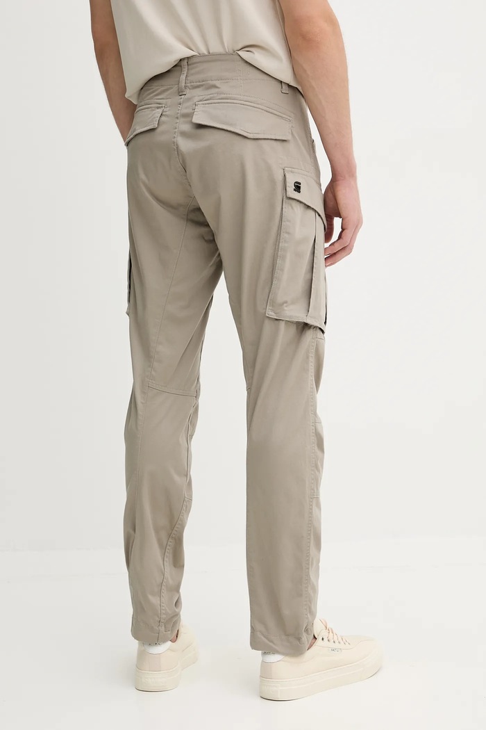 Odzież G-Star Spodnie Rovic Zip 3D Regular Tapered D02190.5126.G106 beżowy