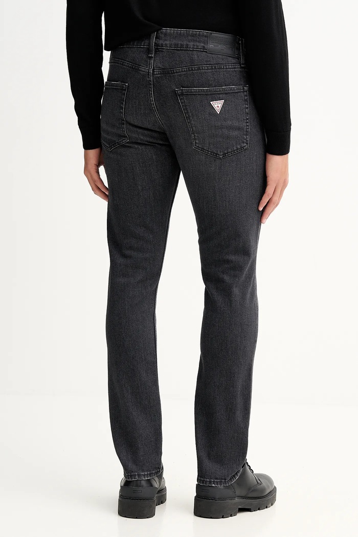 Ρούχα Τζιν παντελόνι Guess Jeans M5BA1C.D5LW3 μαύρο
