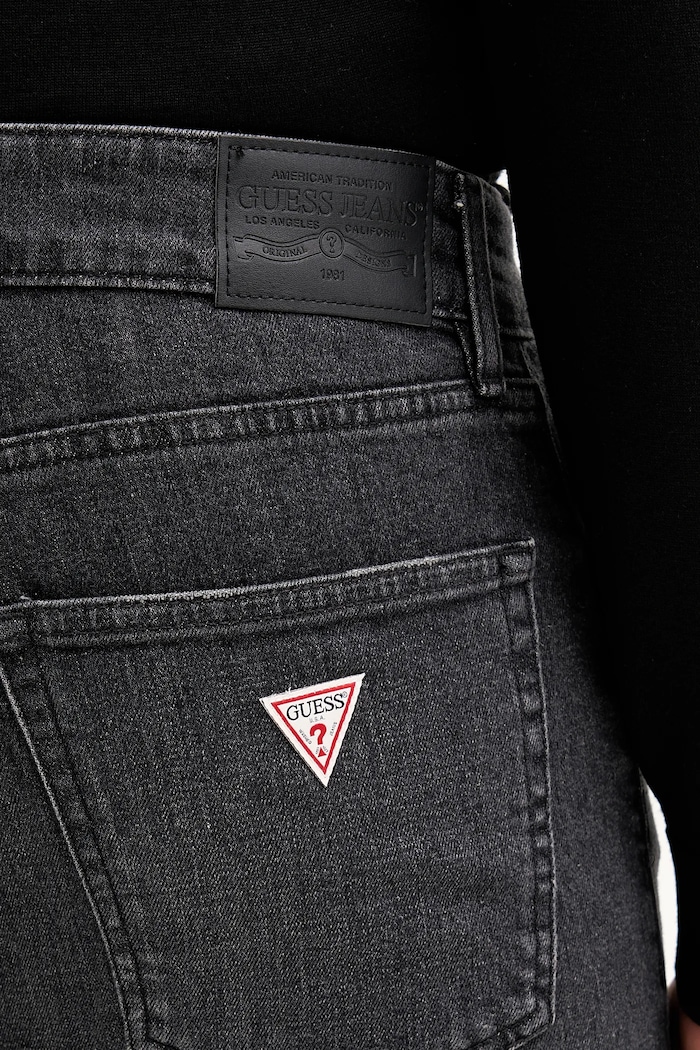 Τζιν παντελόνι Guess Jeans μαύρο M5BA1C.D5LW3