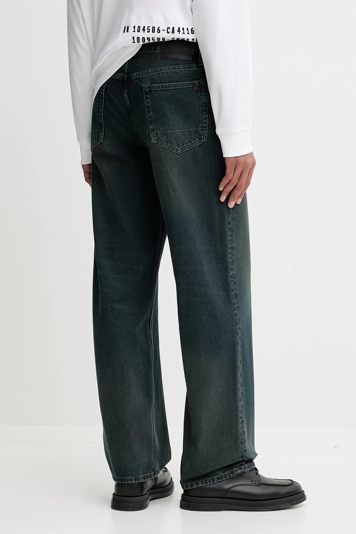 Odzież AllSaints jeansy MULLEN M001ED granatowy