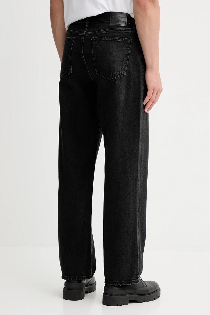 Oblečení Džíny Abercrombie & Fitch KI131.5205.900 černá