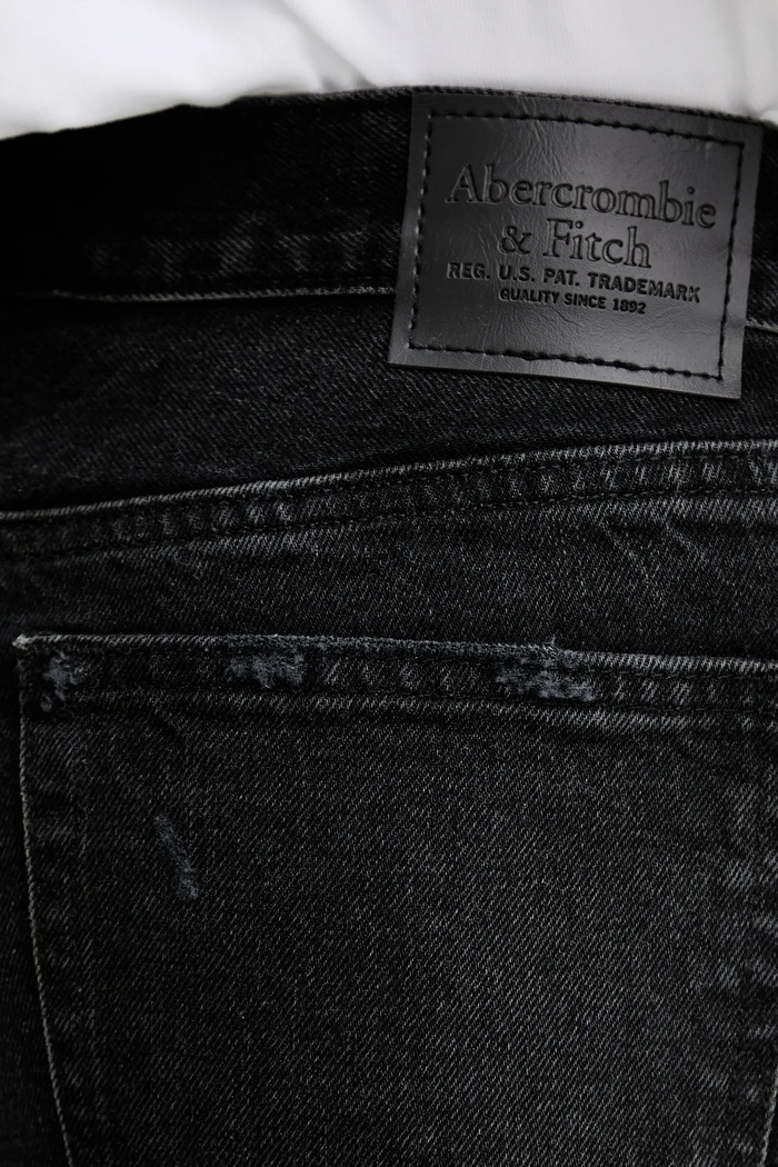 Džíny Abercrombie & Fitch černá KI131.5205.900