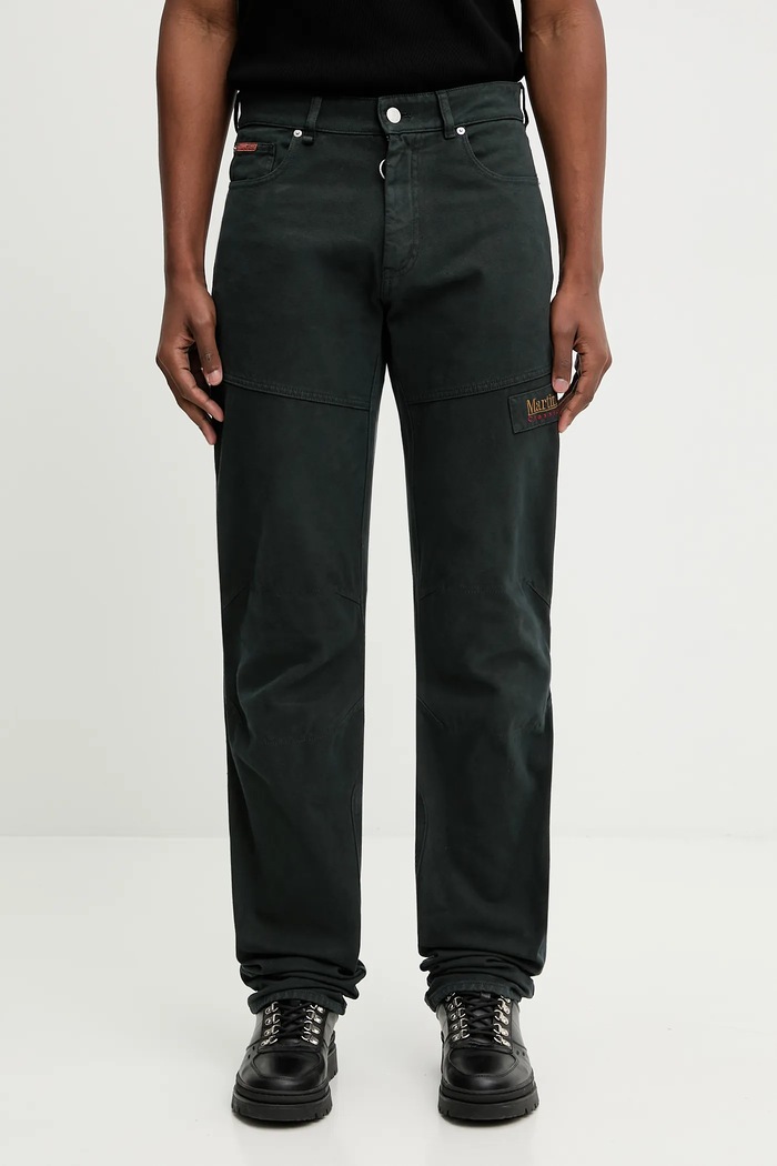 Martine Rose Pantaloni de bumbac Utility verde 849WP22414