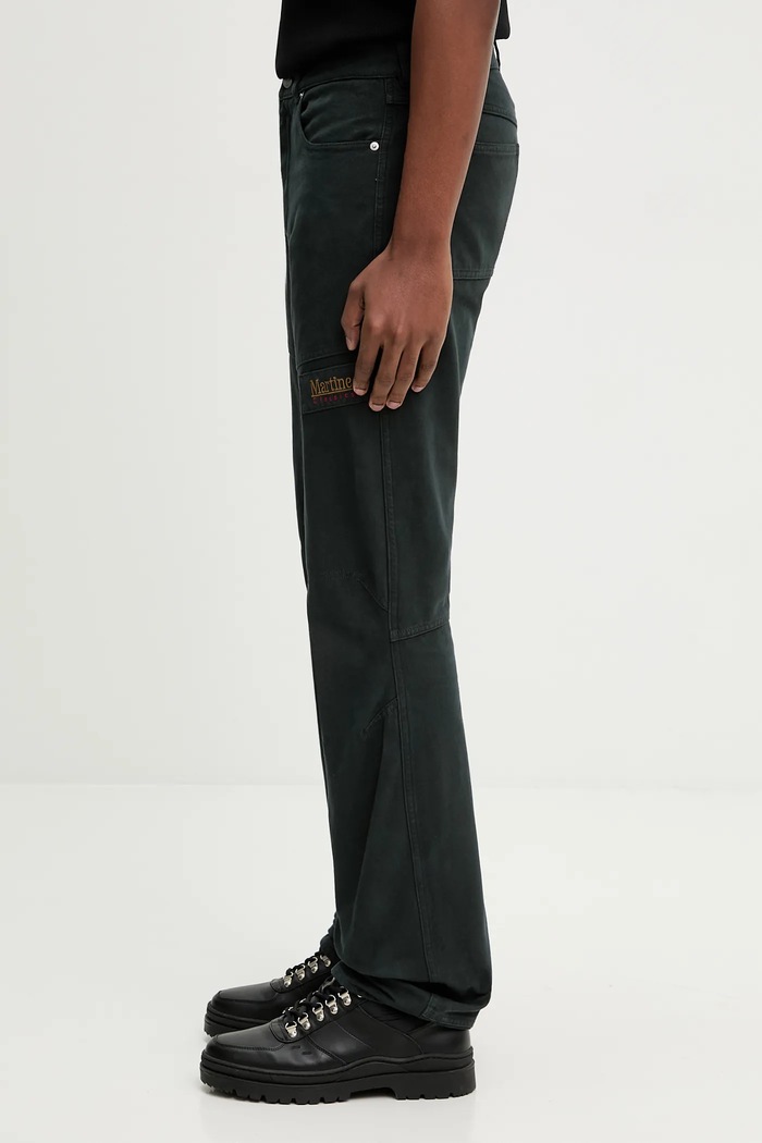 Martine Rose Pantaloni de bumbac Utility 849WP22414 verde AW25