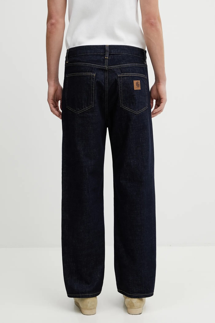Одяг Джинси Carhartt WIP Aaron Pant I035879.102 темно-синій