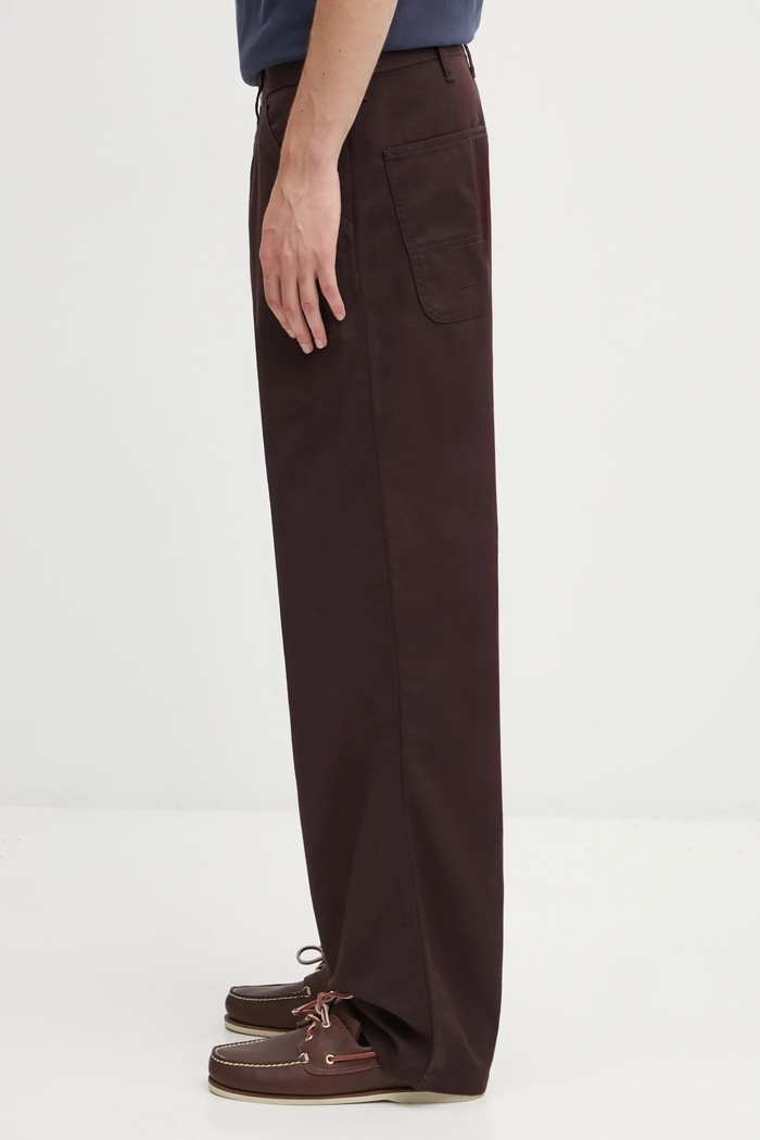 Džíny Carhartt WIP Simple Pant I034907.33H02 hnědá AW25