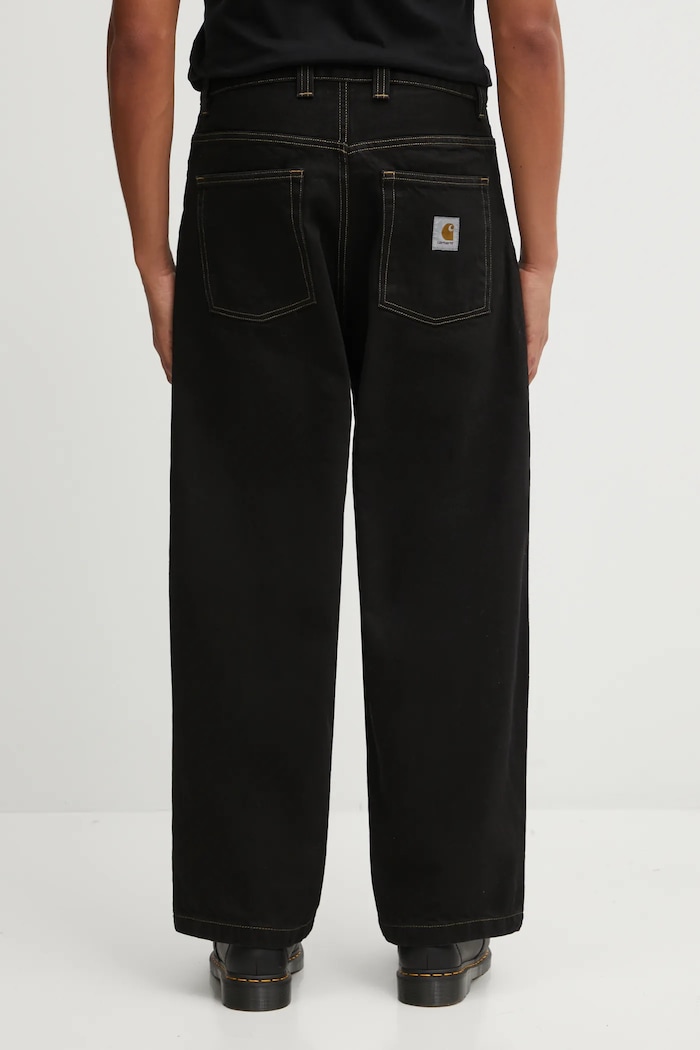 Odjeća Traperice Carhartt WIP Brandon Pant I035893.8902 crna