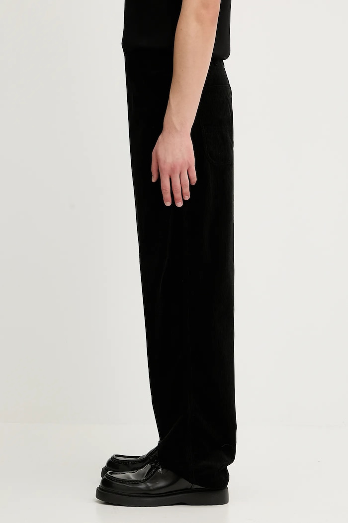 Βαμβακερό παντελόνι Carhartt WIP Simple Pant I027217.8902 μαύρο AW25