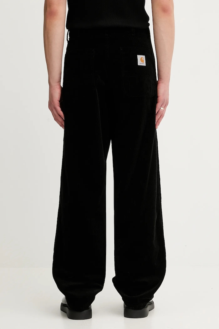 Ρούχα Βαμβακερό παντελόνι Carhartt WIP Simple Pant I027217.8902 μαύρο
