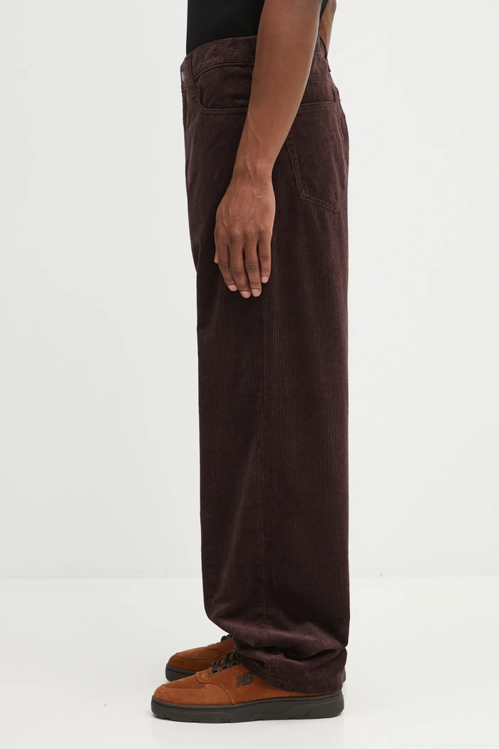 Βαμβακερό παντελόνι Carhartt WIP Landon Pant I032297.33H02 καφέ AW25
