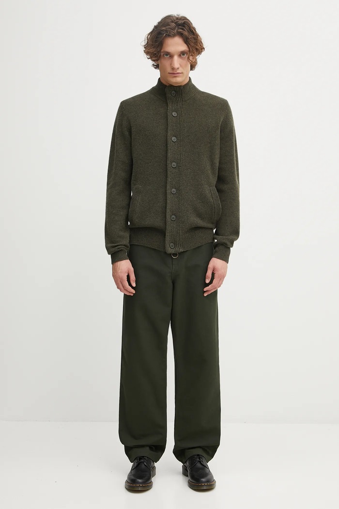 Džíny Carhartt WIP Single Knee Pant I031497.4902 zelená