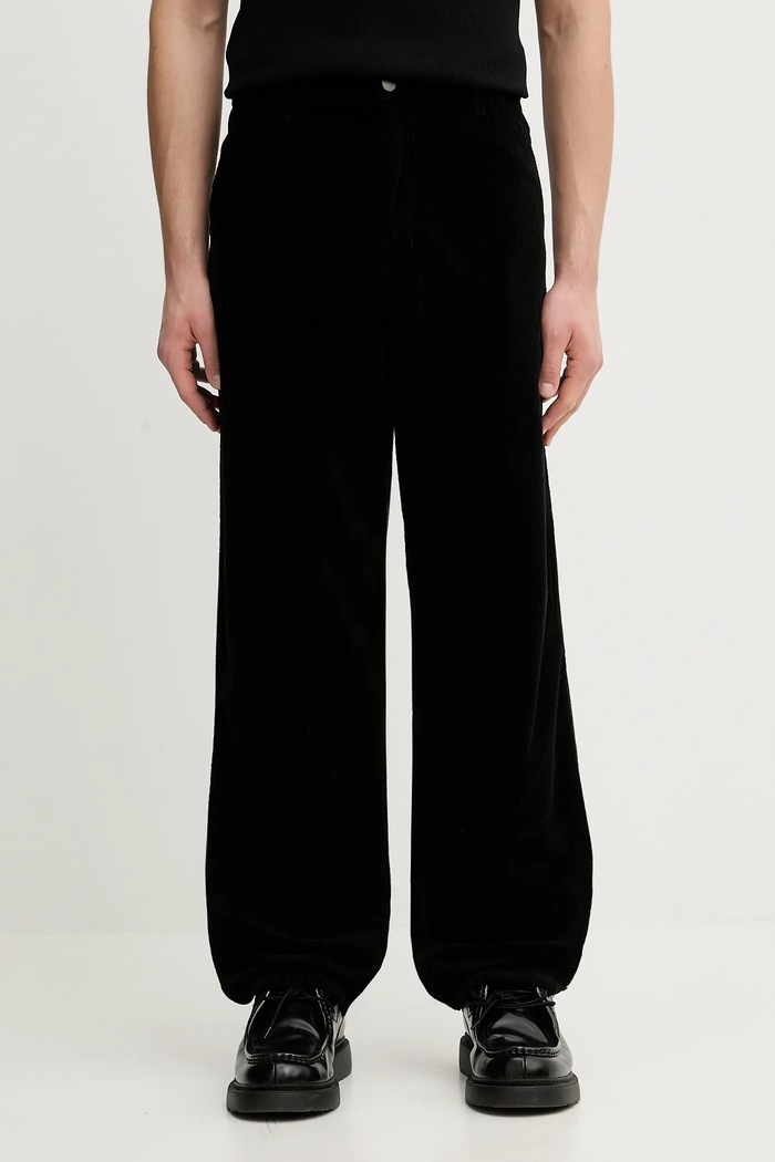 Carhartt WIP cotton trousers Single Knee Pant cotton black I028627.8902