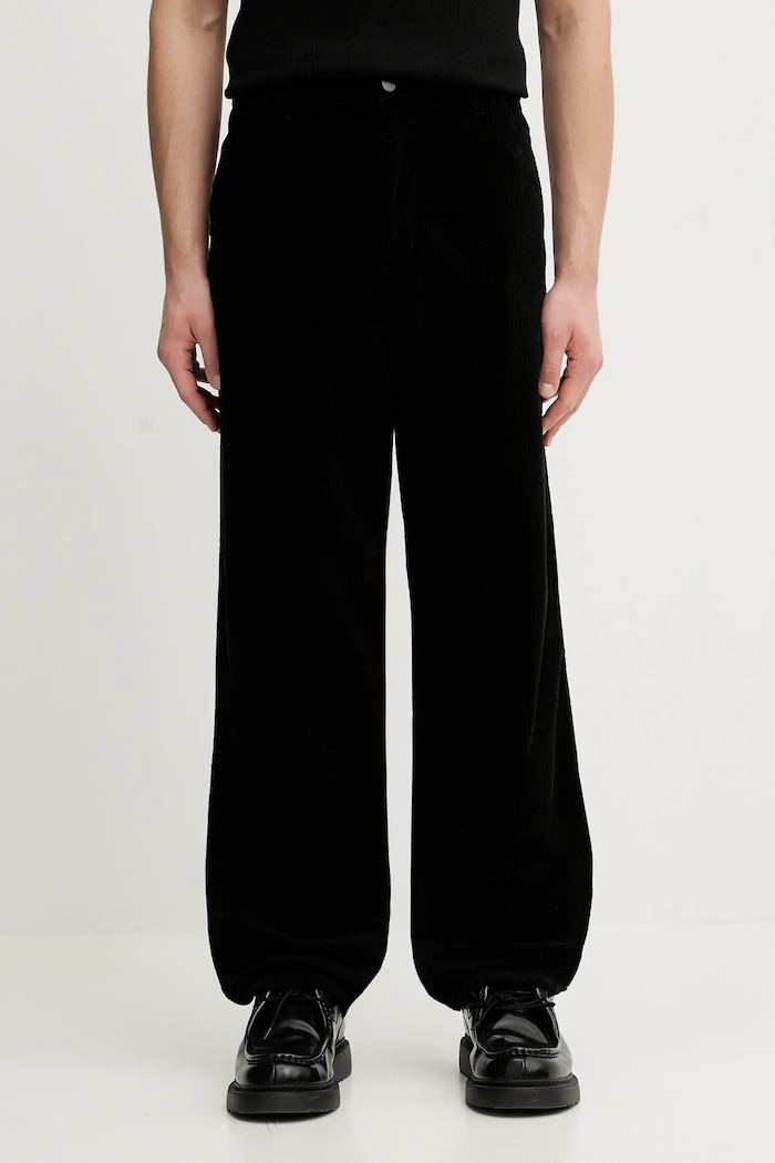 Carhartt WIP cotton trousers Single Knee Pant cotton black I028627.8902