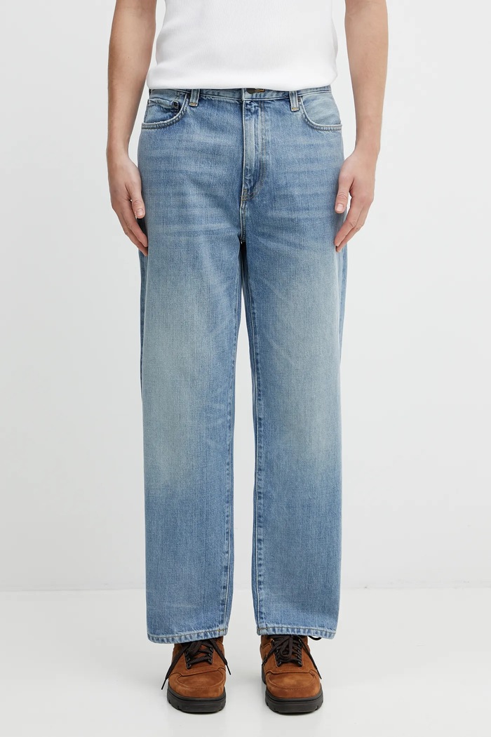 Джинси Carhartt WIP Aaron Pant блакитний I035879.01UR