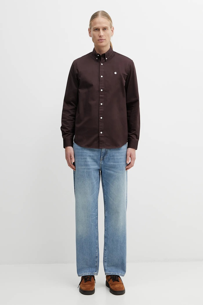 Джинси Carhartt WIP Aaron Pant блакитний I035879.01UR