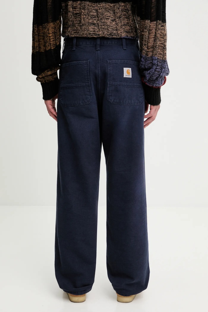 Ρούχα Βαμβακερό παντελόνι Carhartt WIP Simple Pant I035643.1C4O σκούρο μπλε