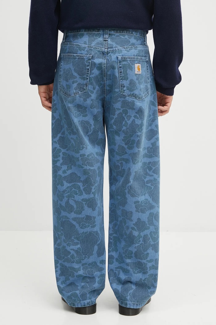 Одяг Бавовняні джинси Carhartt WIP Duck Landon Pant I033755.2I235 блакитний