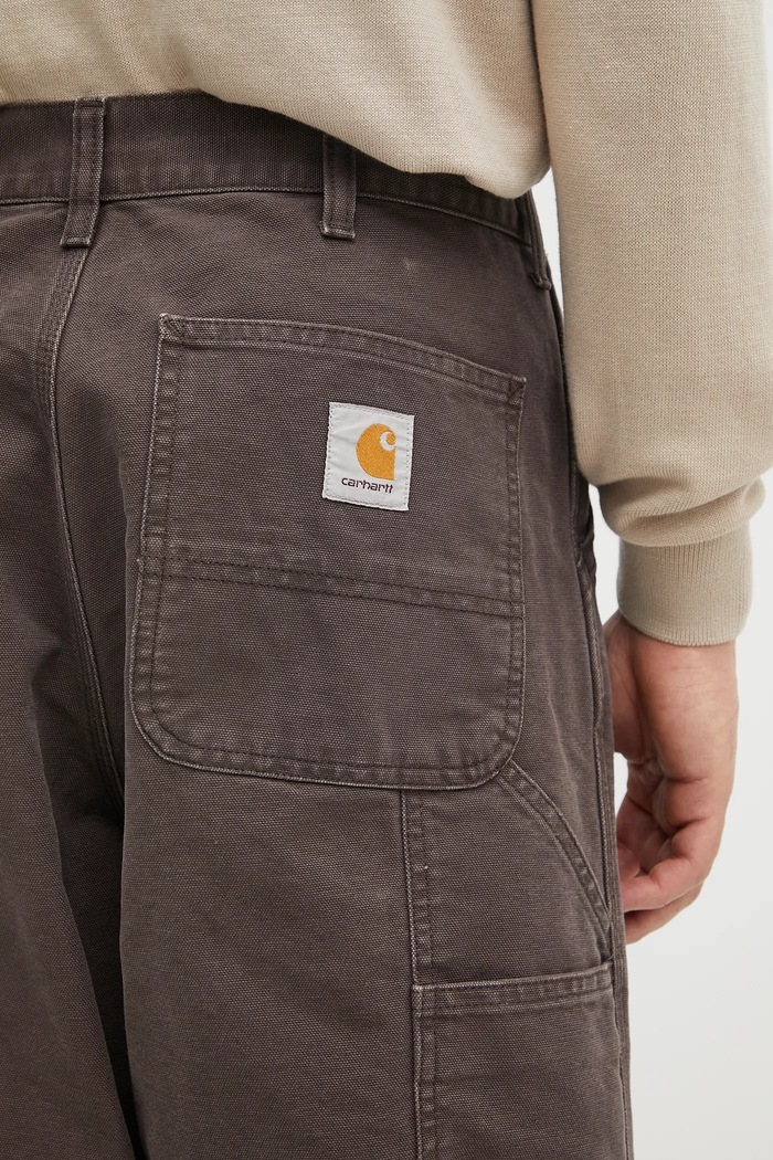 Džíny Carhartt WIP Single Knee Pant hnědá I034798.474O